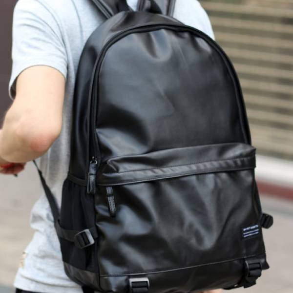 mini leather backpack for men