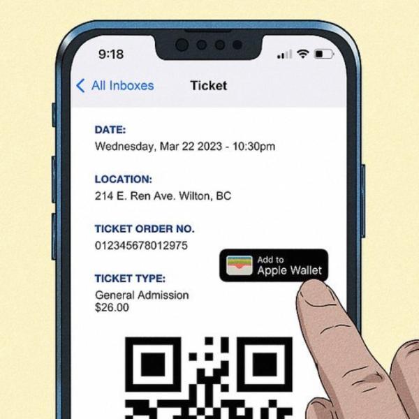 how to share apple wallet tickets