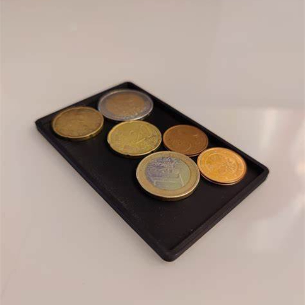 ridge wallet coin tray