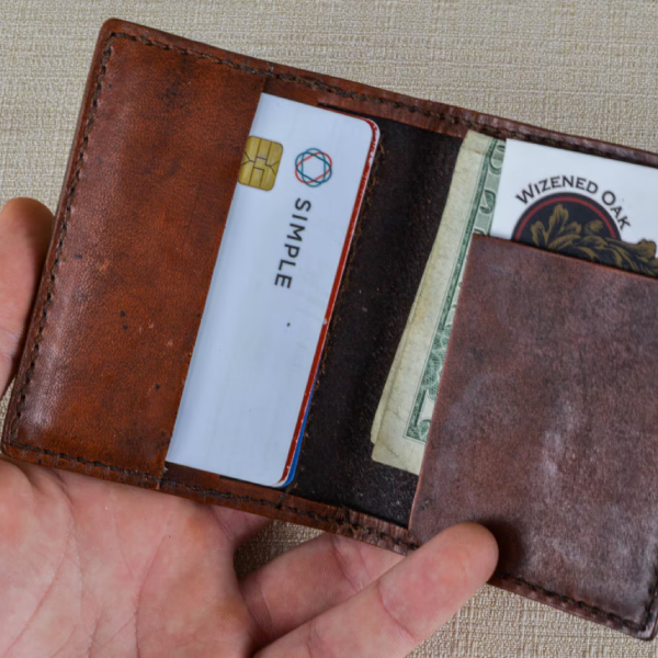 full grain leather wallet