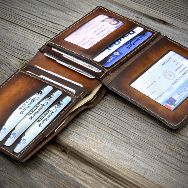 full grain leather wallet