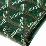 goyard wallet green