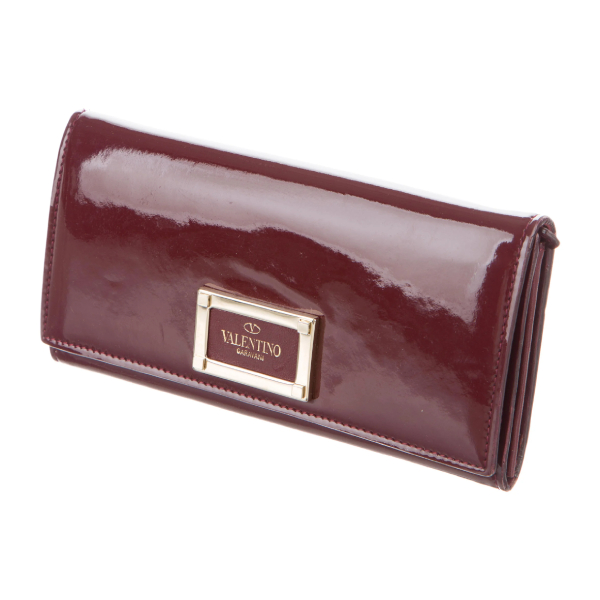 patent leather wallet