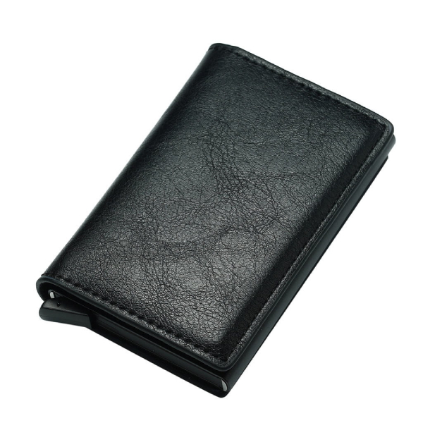 wallet with button to eject cards