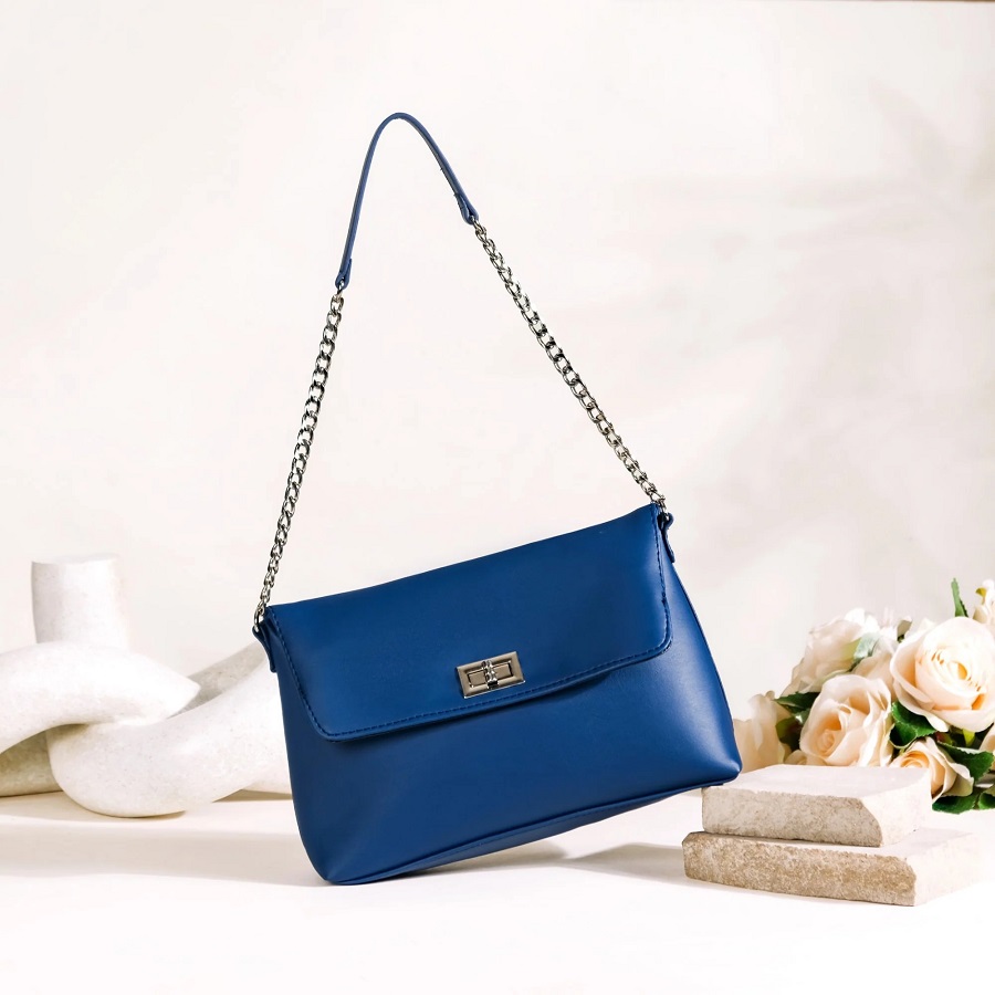 blue purse