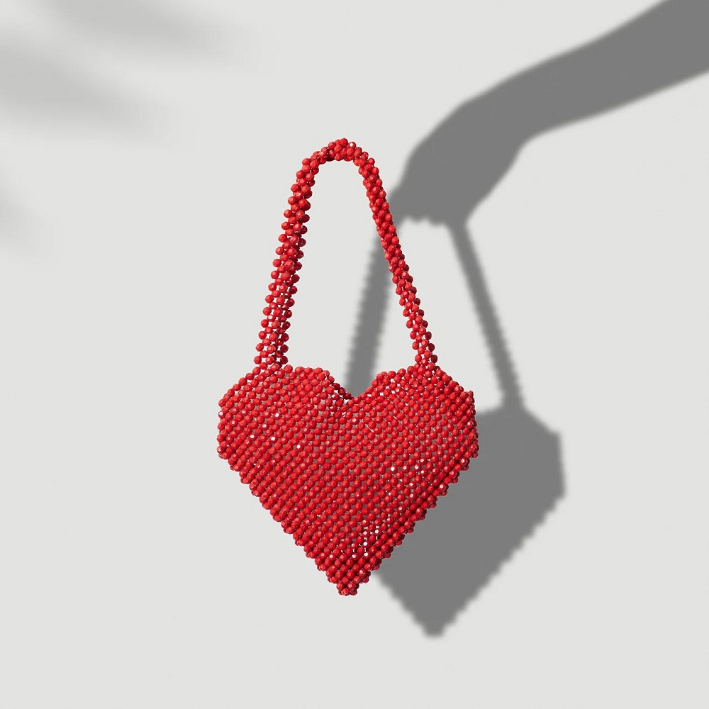 heart shaped purse