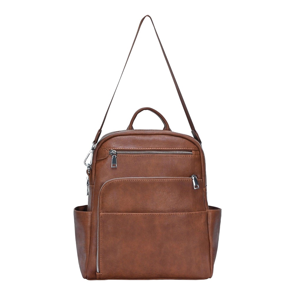 leather backpack purse