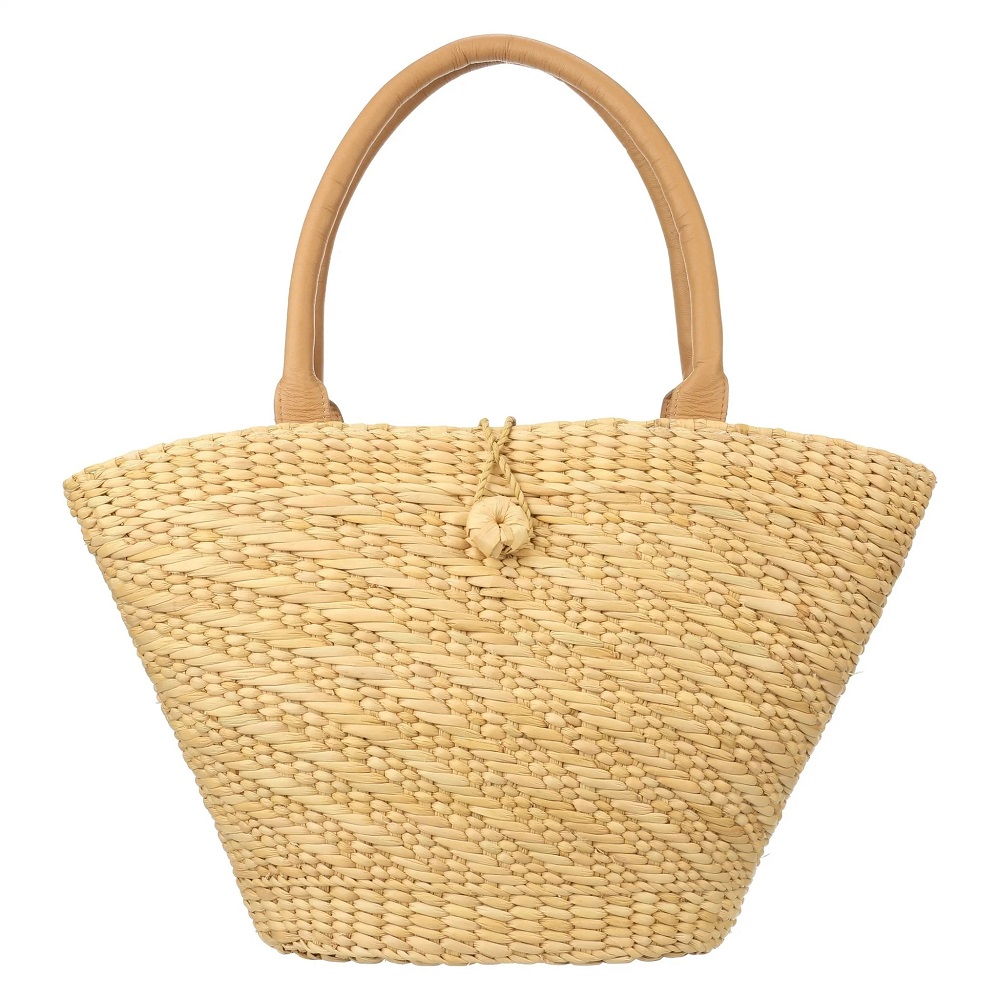 straw purse
