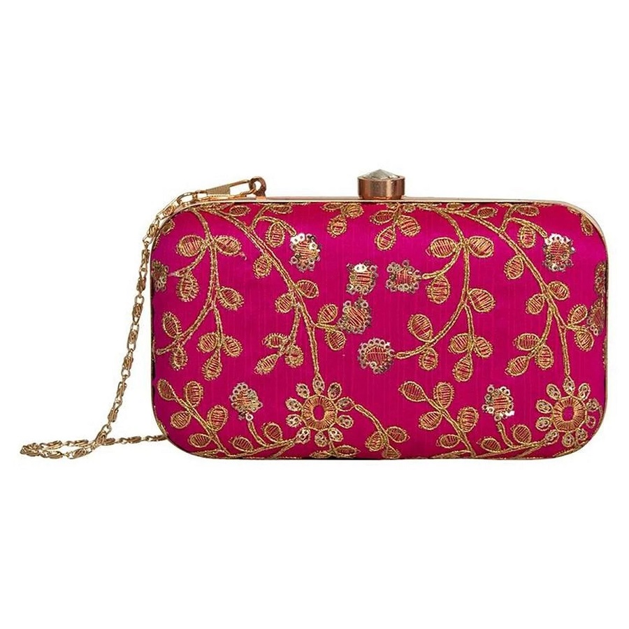 hot pink purse
